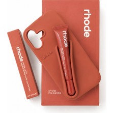 Moyvera iPhone 17 Uyumlu Lip Case Ruj Taşıma Bölmeli Silikon Kılıf