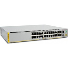 Allied Telesis AT-X510-28GSX 24-Port Sfp Fiber + 4-Port 1G/10G Sfp+ Uplink Katman 3 (L3) Tam Yönetilebilir Omurga Switch
