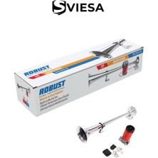 Sviesa Marine Korna 12V Kendinden Motorlu Krom Havalı Korna