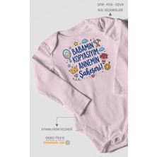 Morivo Kids Babamın Kopyasıyım Annemin Şaheseri Uzun Kollu Çıtçıtlı Bebek Body