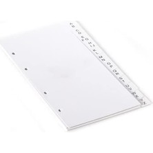 2k Ayraç A-Z Alfabetik Dar Karton 4906 Beyaz 13X24 cm