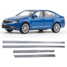Melexı Krom Yan Kapı Koruma Çıtası 4 Kapı 4 Parça Skoda Rapid 2012 ve Üzeri Için