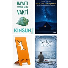 Destek Yayınları Hayatı Sessize Alma Vakti - Kinsun + Kuzey Işıklarının Şarkısı + Telefon Tutucu + Bir Kar Tanesi
