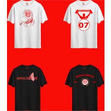 Rabona Fashion Antalyaspor 4 Farklı Tasarım Taraftar T-Shirt Seti