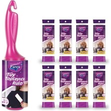 Parex Premium Tüy Toplayıcı Rulo + 8 Adet Yedek