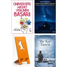 Az Kitap Üniversite ve Hayat Yolunda Başarı - Temel Demir + Kuzey Işıklarının Şarkısı + Telefon Tutucu + Bir Kar Tanesi