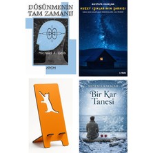 Arion Yayınevi Düşünmenin Tam Zamanı - Michael J. Gelb + Kuzey Işıklarının Şarkısı + Telefon Tutucu + Bir Kar Tanesi