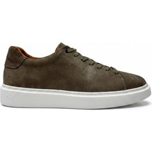 By Barretti Sütlü Kahverengi Süet Büyük Numara Sneaker