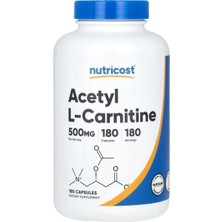 Nutricost Acetyl L-Carnitine 500 Mg 180 Capsules