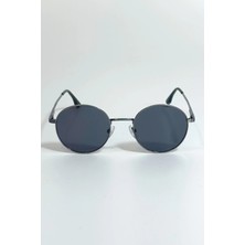 Chocolate Eyewear Unisex Polarize Yuvarlak Güneş Gözlüğü Gri UV400 Korumalı