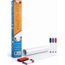 Yapışkanlı Haki Yeşil Yazı Tahtası Sticker, Pvc Malzeme, 45X200 Cm, Silinebilir Tahta Folyosu