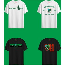 Rabona Fashion Kocaelispor 41 Şehir Ruhu 4'lü Taraftar T-Shirt Seti