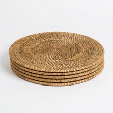 Amerikan Servis Naturel Bambu 4 Lü Set