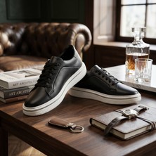 By Barretti Siyah Ip Bağcık Metal Taban Sneaker