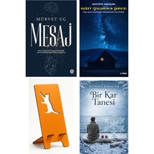 Sahi Kitap Mesaj - Mürvet Uç + Kuzey Işıklarının Şarkısı + Telefon Tutucu + Bir Kar Tanesi