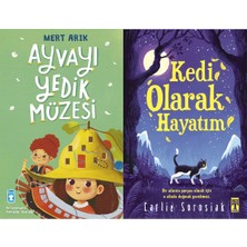 Mert Arık'ın Timaş Çocuk Yayınlarından Ayvayı Yedik Müzesi ve Kedi Olarak Hayatım Ciltsiz