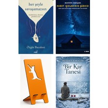 İndigo Kitap Her Şeyle Savaşamazsın - Özgür Bacaksız + Kuzey Işıklarının Şarkısı + Telefon Tutucu + Bir Kar Tanesi