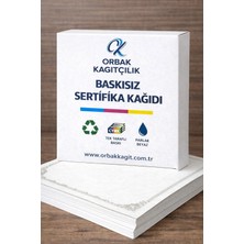 Kalın Beyaz A4 Kağıdı 180 Gram 100 Adet Sertifika, Belge ve Diğer Amaçlar Için