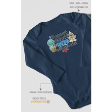 Morivo Kids Dayıya Özel Uzun Kollu Bebek Body %100 Pamuk