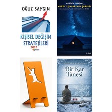Karma Kitaplar Kişisel Değişim Stratejileri - Oğuz Saygın + Kuzey Işıklarının Şarkısı + Telefon Tutucu + Bir Kar Tanesi