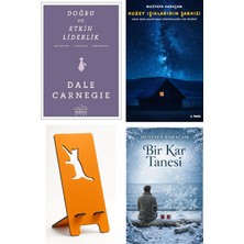 Nemesis Kitap Doğru ve Etkin Liderlik - Dale Carnegie + Kuzey Işıklarının Şarkısı + Telefon Tutucu + Bir Kar Tanesi