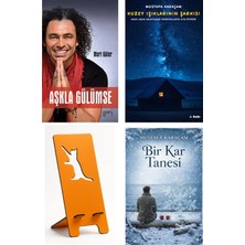Ganj Kitap Aşkla Gülümse - Mert Güler + Kuzey Işıklarının Şarkısı + Telefon Tutucu + Bir Kar Tanesi