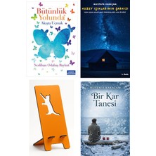 Libros Kitap Bütünlük Yolunda - Neslihan Odabaş Baykut + Kuzey Işıklarının Şarkısı + Telefon Tutucu + Bir Kar Tanesi