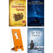 Tutku Yayınevi Hayata Dair Düşündüren Öyküler - Cengiz Erşahin + Kuzey Işıklarının Şarkısı + Telefon Tutucu + Bir Kar Tanesi