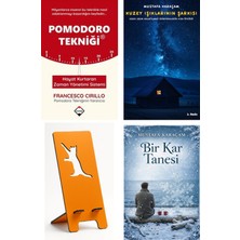 Buzdağı Yayınevi Pomodoro Tekniği - Hayat Kurtaran Zaman Yönetim... - Francesco Cirillo + Kuzey Işıklarının Şarkısı + Telefon Tutucu + Bir Kar Tanesi