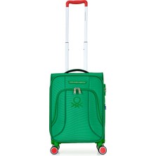 United Colors Of Benetton Ultra Hafif Lüx Kumaş Logo Detaylı Kabin Boy Valiz