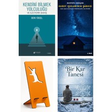 Arkadaş Yayınları Kendini Bilmek Yolculuğu ve Ezoterik Bakış - Berk Yüksel + Kuzey Işıklarının Şarkısı + Telefon Tutucu + Bir Kar Tanesi