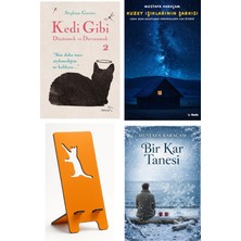 Paloma Yayınevi Kedi Gibi Düşünmek ve Davranmak-2 - Stephane Garnier + Kuzey Işıklarının Şarkısı + Telefon Tutucu + Bir Kar Tanesi