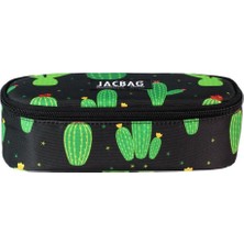 Jacbag Oval Kalem Kutusu Xl (Kaktüs)