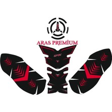 Aras Reklam ve Moto Aksesuar Rks Srk 450 Ra 2025 Uyumlu Tank Pad Seti