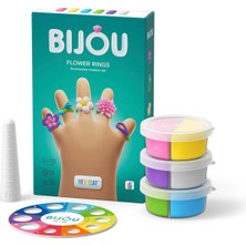 AyrStore Hey Clay Çiçek Yüzükler - Çocuklar Için Hava ile Kuruyan Kil - 6 Kutu Kil Seti ve Şekillendir