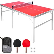 Gosports Orta Boy Masa Tenisi Oyun Seti, Iç ve Dış Mekanlar Için Taşınabilir Masa Tenisi Oyun