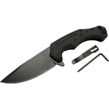 MiraLive Zero Error 7-12 Black Çakı 22 cm Manuel, Kemerlikli