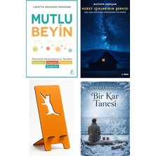 Aganta Kitap Mutlu Beyin - Loretta Graziano Breuning + Kuzey Işıklarının Şarkısı + Telefon Tutucu + Bir Kar Tanesi
