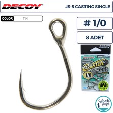 Decoy Js-5 Casting Single Tekli Iğne #1/0 (8 Adet)