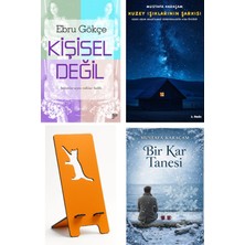 Kafe Kültür Yayıncılık Kişisel Değil - Ebru Gökçe + Kuzey Işıklarının Şarkısı + Telefon Tutucu + Bir Kar Tanesi