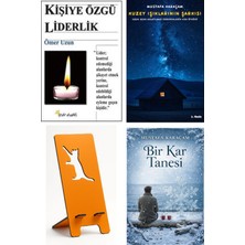 Beyaz Yayınları Kişiye Özgü Liderlik - Ömer Uzun + Kuzey Işıklarının Şarkısı + Telefon Tutucu + Bir Kar Tanesi