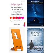 Destek Yayınları Psikoloji Diyor Ki: Duygularının Kölesi Olmayan... - Burak Öge + Kuzey Işıklarının Şarkısı + Telefon Tutucu + Bir Kar Tanesi