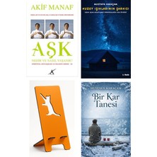 Avrupa Yakası Yayınları Aşk Nedir Nasıl Yaşanır? - Akif Manaf + Kuzey Işıklarının Şarkısı + Telefon Tutucu + Bir Kar Tanesi