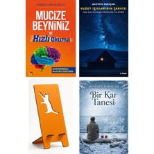 Tutku Yayınevi Mucize Beyniniz ve Hızlı Okuma - Ömer Faruk Reca + Kuzey Işıklarının Şarkısı + Telefon Tutucu + Bir Kar Tanesi