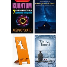 Kalipso Yayınları Kuantum 7 Adımda Kuantumla Hayatınızı Değiştirin - Aksu Büyükatlı + Kuzey Işıklarının Şarkısı + Telefon Tutucu + Bir Kar Tanesi