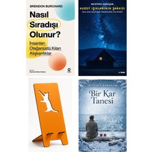 Nova Kitap Nasıl Sıradışı Olunur? Insanları Olağanüstü Kıl... - Brendon Burchard + Kuzey Işıklarının Şarkısı + Telefon Tutucu + Bir Kar Tanesi