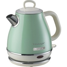 AyrStore Ariete Vintage Elektrikli Su Isıtıcı 1 Litre Yeşil 2868/04 - Paslanmaz Çelik, Retro Kettle, 163
