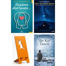 İskenderiye Yayınları Düşünce Aşk'tandır... - Yusuf Ziya Halefoğlu + Kuzey Işıklarının Şarkısı + Telefon Tutucu + Bir Kar Tanesi
