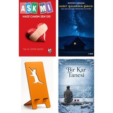 Selis Kitaplar Aşk Mı Hadi Canım Sende! - Zafer Akıncı + Kuzey Işıklarının Şarkısı + Telefon Tutucu + Bir Kar Tanesi