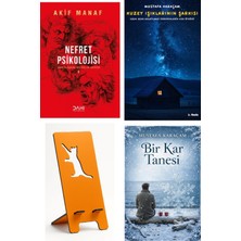 Dahi Yayıncılık Nefret Psikolojisi-Varoluşsal Bilgelik Serisi 1 - Akif Manaf + Kuzey Işıklarının Şarkısı + Telefon Tutucu + Bir Kar Tanesi